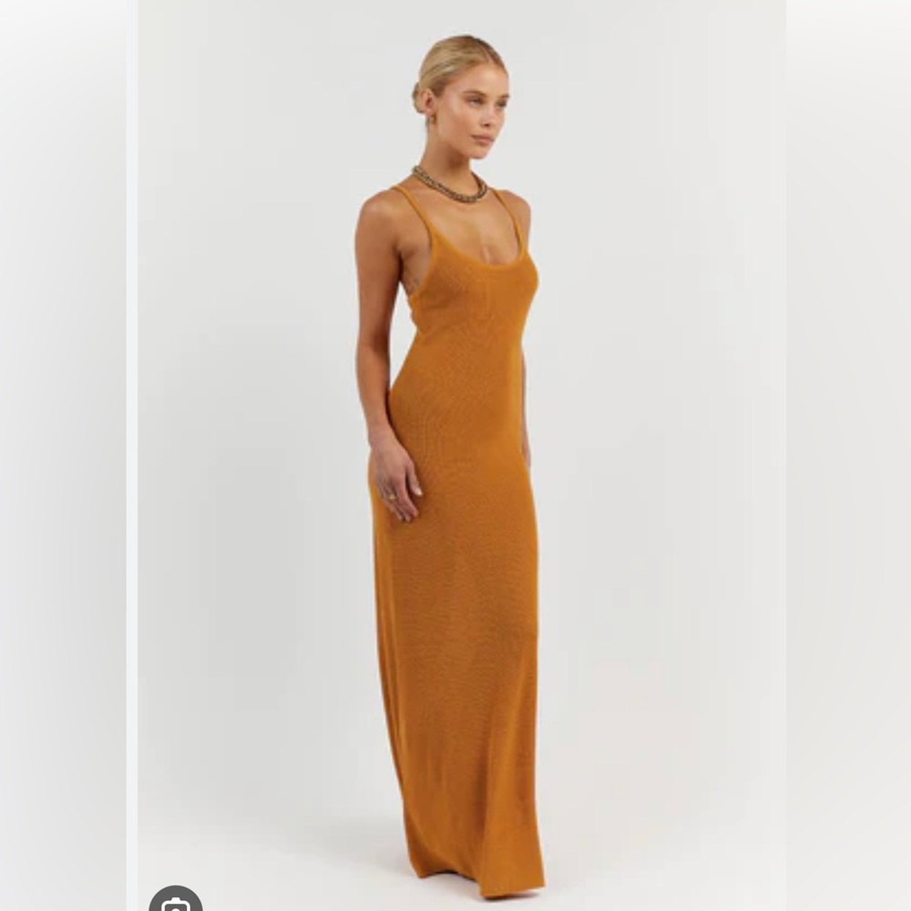 Dissh Asher Knit Dress in Marigold - Small